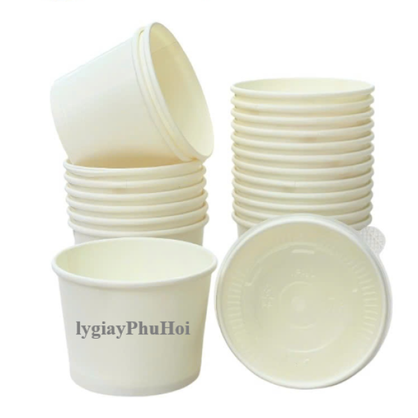 Tô Giấy Trắng 8oz (250ml)